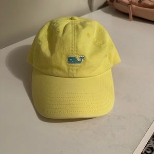 Bright yellow Vineyard Vines kids hat